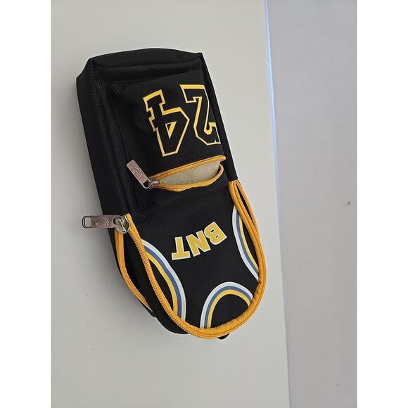 New Kobe Bry 24 Pencil Phone Bag With 1 Pack Pens 6 Waterproof School Black Gold - Picture 7 of 11